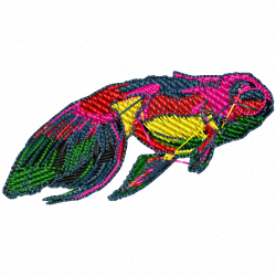 Fishes Embroidery Design 3 Fishes Embroidery Design 3